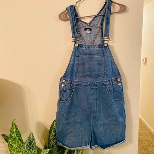 BDG Denim Overall Shorts
